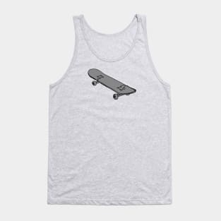 Skateboard line drawing Tank Top